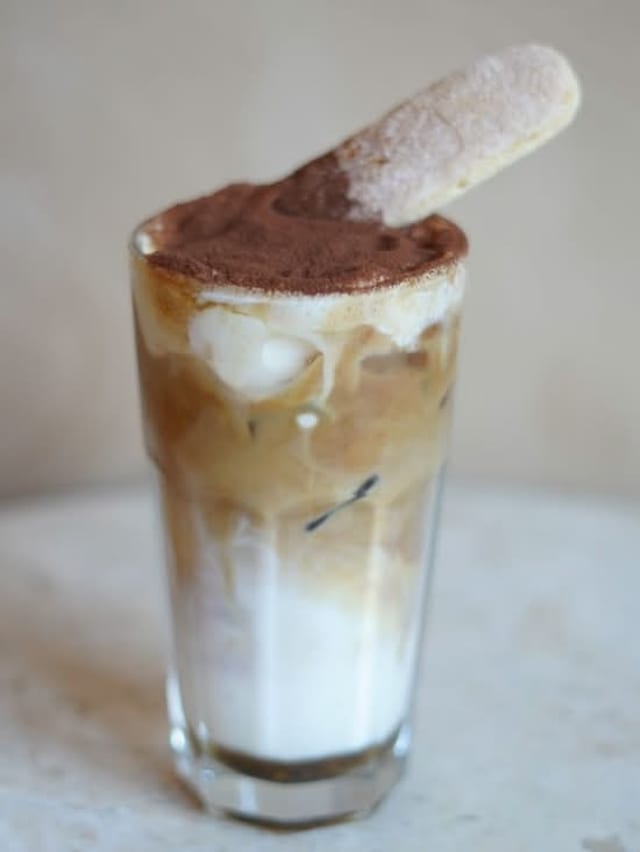 Iced Caramel Latte.