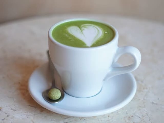 Iced Matcha Latte.